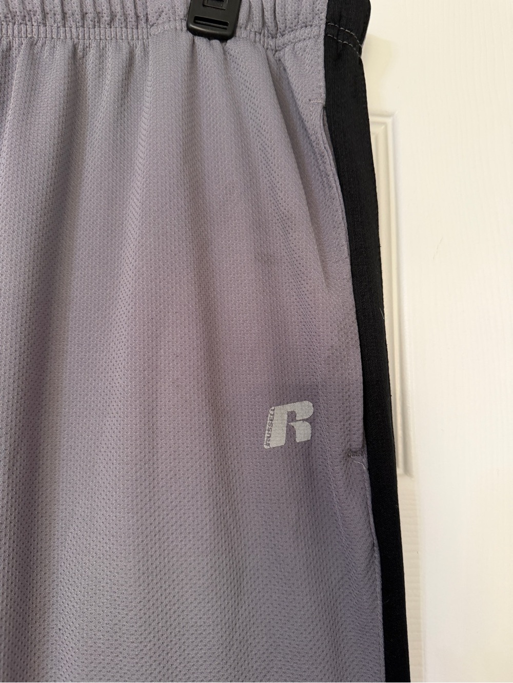 Russell Athletic Gray and Black Performance Pants - Picture 2 of 3